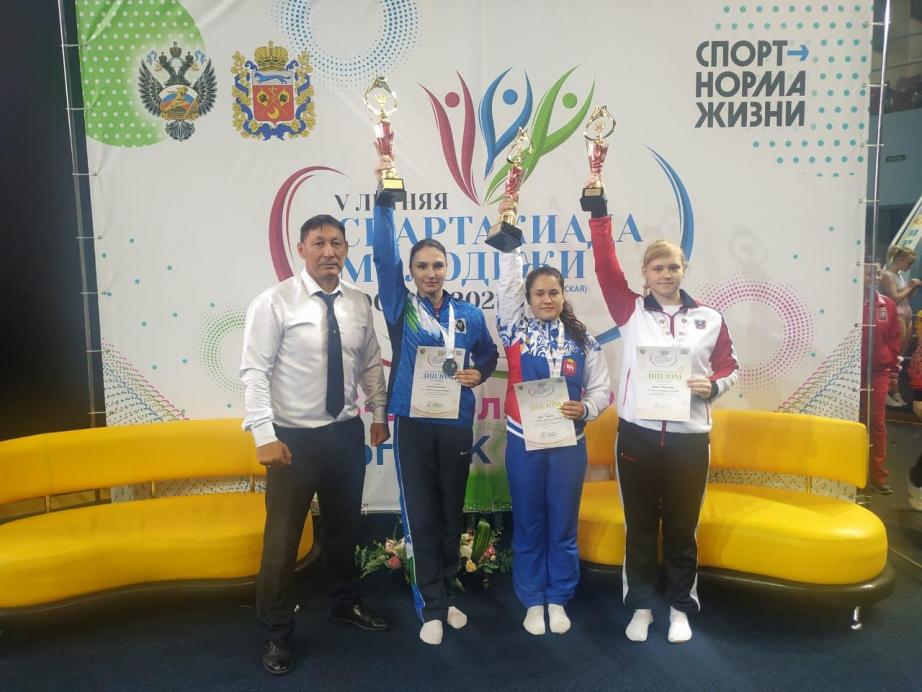 Комсомольчанки выиграли Спартакиаду молодежи России по прыжкам на батуте
