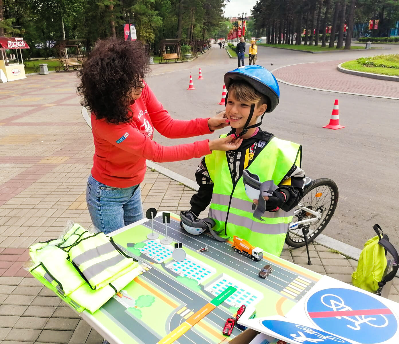 На стадионе имени Ленина школьников познакомят с правилами дорожного движения